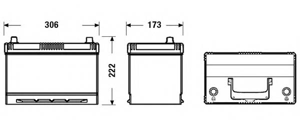 EXIDE EB954 Стартерная аккумуляторная батарея;