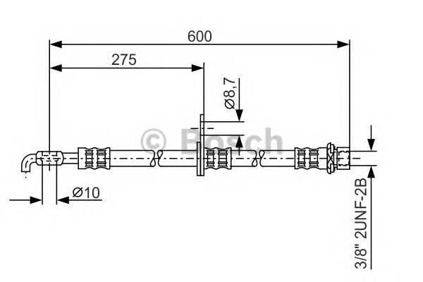 BOSCH 1 987 476 246 Гальмівний шланг