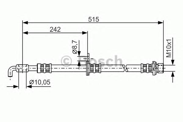 BOSCH 1 987 476 780 Гальмівний шланг