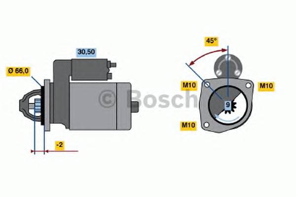 BOSCH 0 986 013 120 Стартер