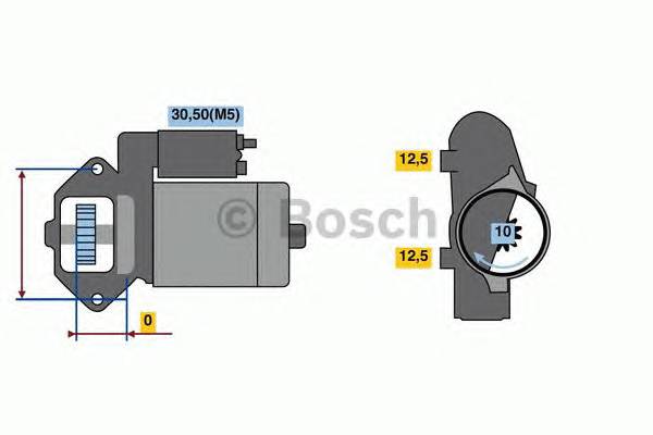 BOSCH 0 986 023 480 Стартер