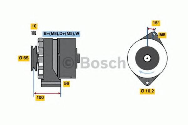 BOSCH 0 986 034 990 Генератор