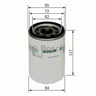 BOSCH 0 451 103 366 Масляний фільтр