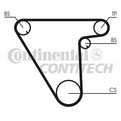 CONTITECH CT833 Ремень ГРМ