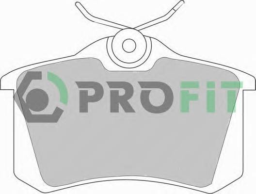 PROFIT 5000-0541 Колодки гальмівні дискові