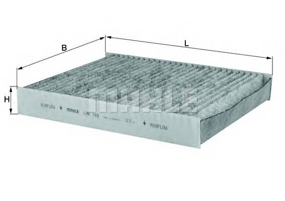 KNECHT LAK 169 Фільтр, повітря у