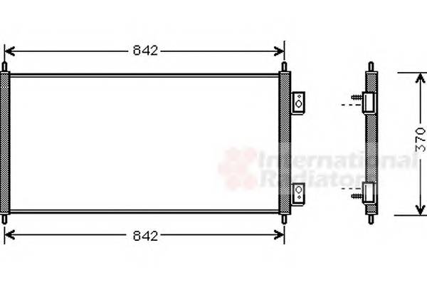 VAN WEZEL 18005303 Конденсатор, кондиционер