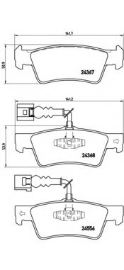 BREMBO P 85 068 Комплект гальмівних колодок,