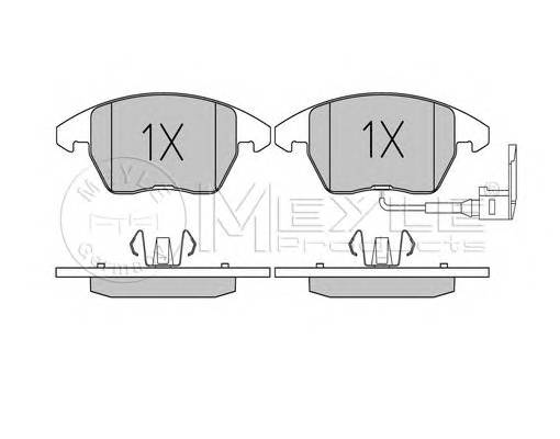 MEYLE 025 235 8720/W Комплект тормозных колодок,