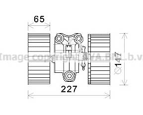 AVA QUALITY COOLING BW8470 Электродвигатель, вентиляция салона