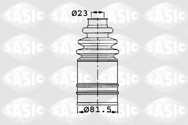 SASIC 1904006 Комплект пильника, приводний