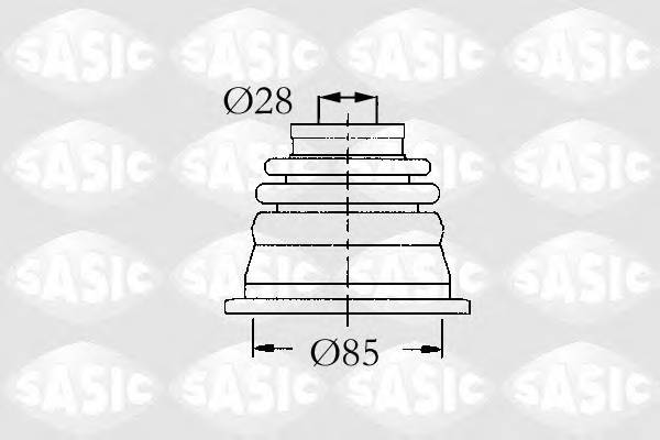 SASIC 4003451 Комплект пылника, приводной