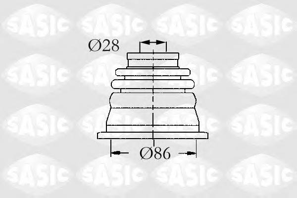 SASIC 4003464 Комплект пильника, приводний