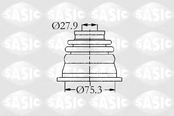 SASIC 4003470 Комплект пильника, приводний