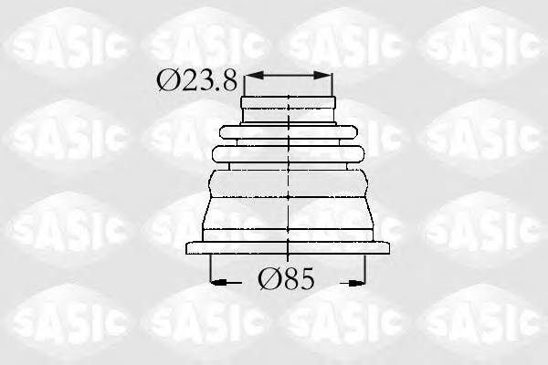 SASIC 4003419 Комплект пылника, приводной