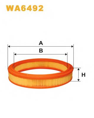 WIX FILTERS WA6492 Воздушный фильтр