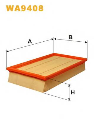 WIX FILTERS WA9408 Воздушный фильтр