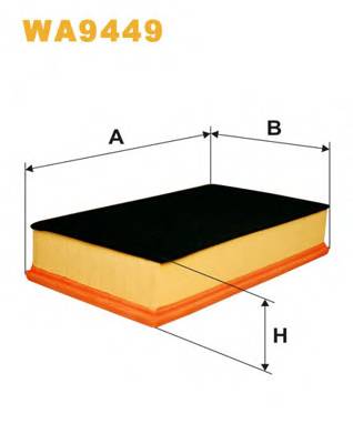 WIX FILTERS WA9449 Повітряний фільтр