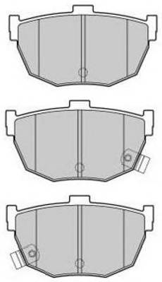 FREMAX FBP-1738 Комплект тормозных колодок,