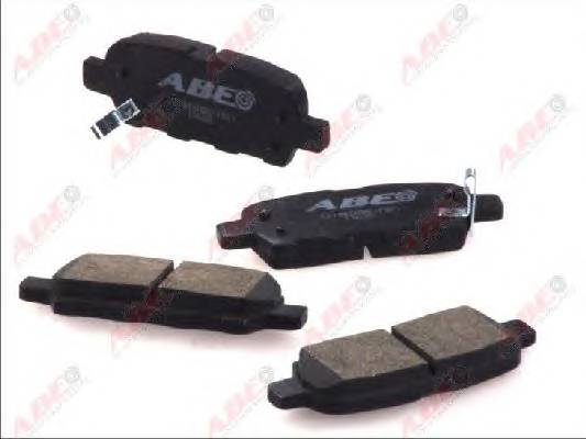 ABE C21042ABE Комплект тормозных колодок,