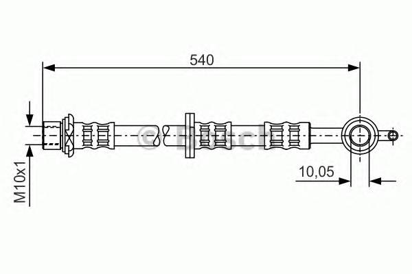 BOSCH 1 987 476 833 Тормозной шланг