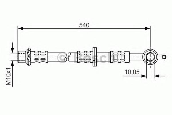 BOSCH 1 987 476 838 Тормозной шланг