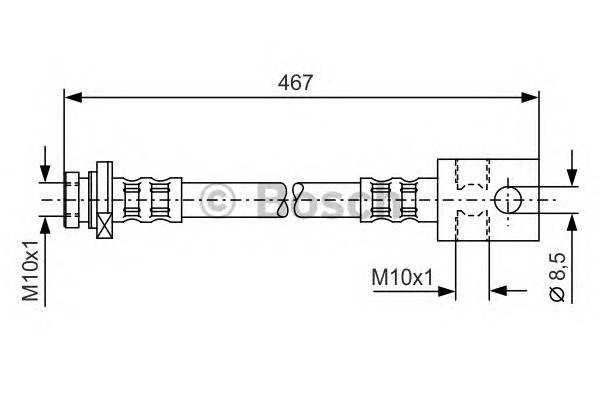 BOSCH 1 987 476 903 Тормозной шланг