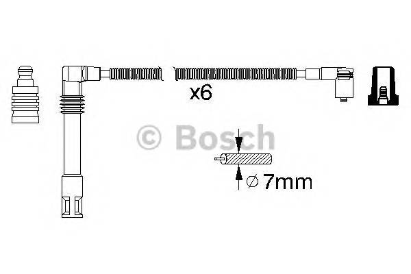 BOSCH 0 986 356 321 Комплект проводов зажигания