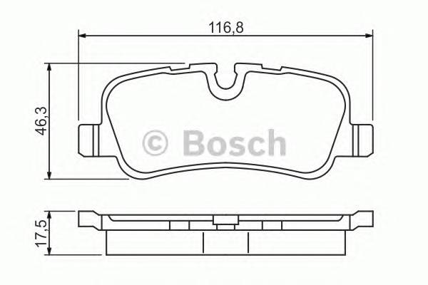 BOSCH 0 986 494 148 Комплект гальмівних колодок,