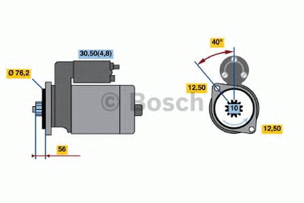 BOSCH 0 001 120 406 Стартер