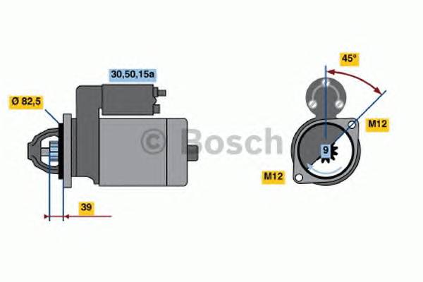 BOSCH 0 986 013 600 Стартер