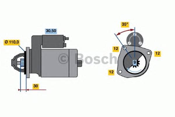 BOSCH 0 986 013 660 Стартер