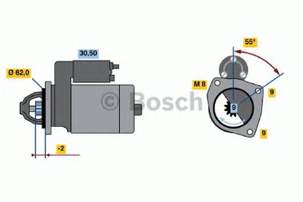 BOSCH 0 986 013 850 Стартер