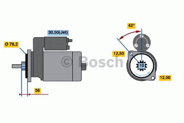 BOSCH 0 986 016 300 Стартер