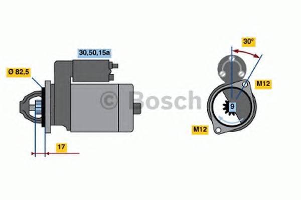 BOSCH 0 986 016 330 Стартер