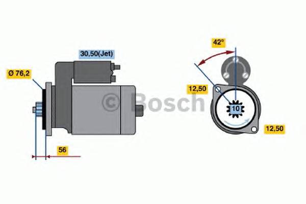 BOSCH 0 986 017 460 Стартер