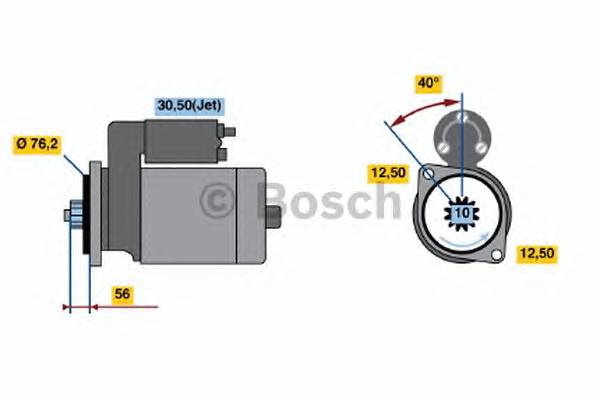 BOSCH 0 986 018 500 Стартер