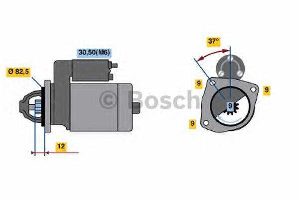 BOSCH 0 986 018 450 Стартер