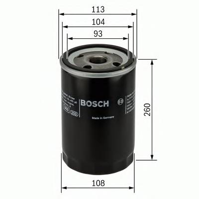 BOSCH 0 451 103 343 Масляний фільтр