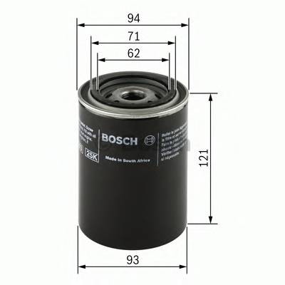 BOSCH 0 986 452 005 Масляный фильтр