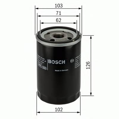 BOSCH 0 986 452 066 Масляний фільтр