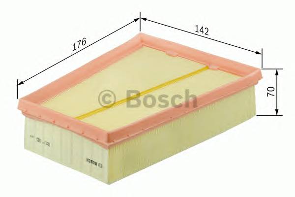 BOSCH 1 457 433 529 Повітряний фільтр