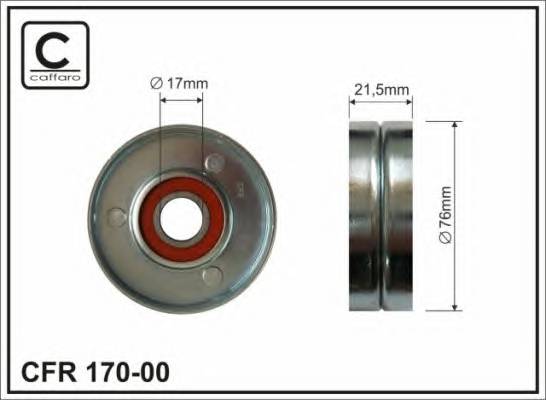 CAFFARO 17000 Ролік паска поліклінового