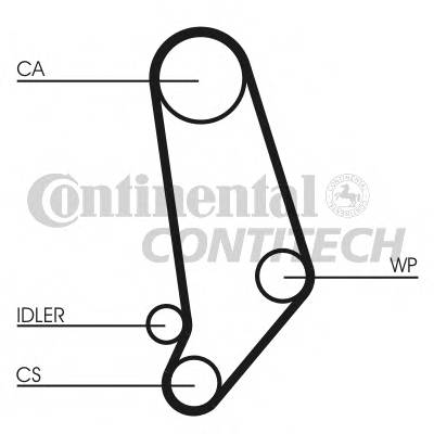 CONTITECH CT539WP1 Водяной насос +