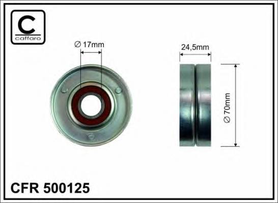 CAFFARO 500125 ROLKA NAPINACZA