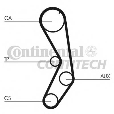 CONTITECH CT605 Ремінь ГРМ