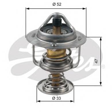 GATES TH30580G1 Термостат, охлаждающая жидкость