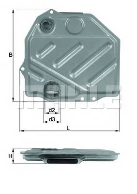 KNECHT HX 48 Гідрофільтр, автоматична коробка