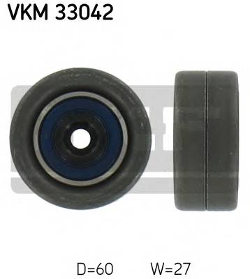 SKF VKM 33042 Натяжной ролик, поликлиновой