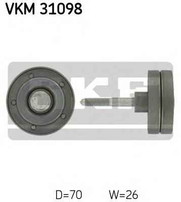 SKF VKM 31098 Паразитный / ведущий